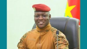 Le capitaine Ibrahim Traoré, chef de la junte militaire du Burkina Faso