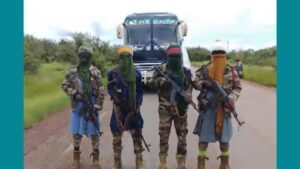 Capture d’écran d’une vidéo de propagande du JNIM tournée dans la région de Kayes, le 6 septembre 2025. © DR