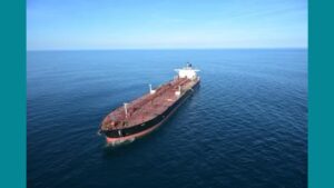 Le pétrolier Pushpa ancré au large de Saint-Nazaire, le 1er octobre 2025.