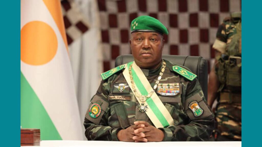 Le général Abdourahamane Tiani