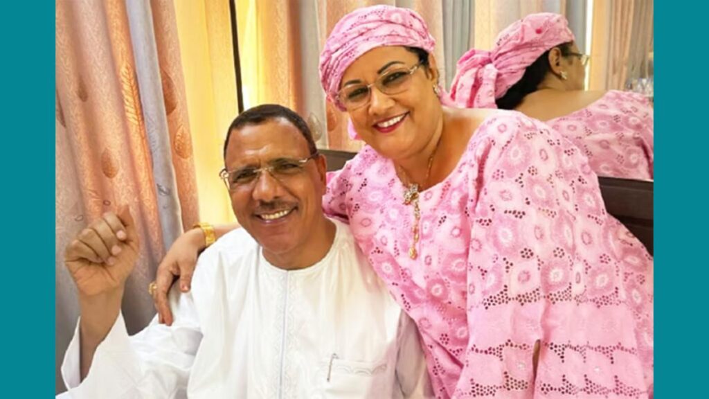 Mohamed et Khadija Bazoum, peu avant le coup d’État du 26 juillet 2023