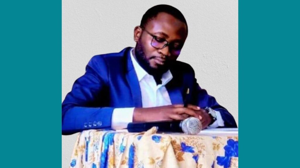 Le journaliste Blaise Dariustone