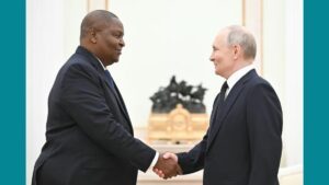 Le 16 janvier 2025, Faustin Archange Touadéra et Vladimir Poutine se sont rencontrés au Kremlin