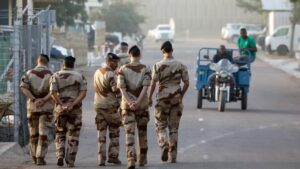 Des soldats français à N'Djaména en 2018