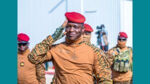 Le capitaine Ibrahim Traoré à Ouagadougou (© Ibrahim Traoré/X)
