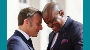 Emmanuel Macron et Brice Oligui Nguema ont participé au 19ᵉ sommet de la Francophonie qui s'est tenu au château de Villers-Cotterêts, le 4 octobre 2024